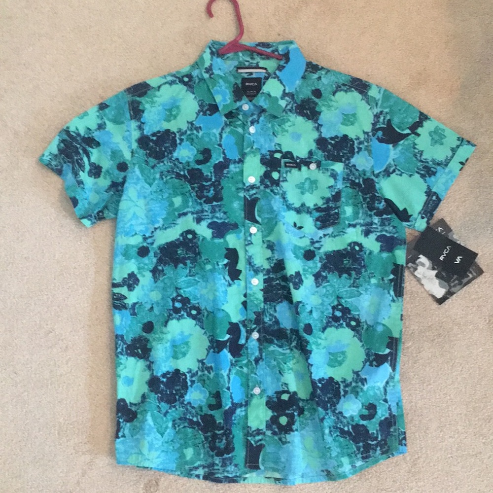 Men’s RVCA short sleeve button down